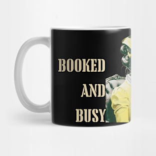 Booked and busy Mug